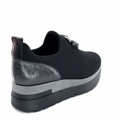 Sport Chic|Décontracté<Ivoire0130a Baskets à Plateformes Ivoire 9b5482 Textile Noir