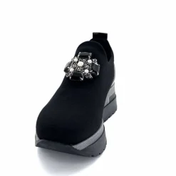 Sport Chic|Décontracté<Ivoire0130a Baskets à Plateformes Ivoire 9b5482 Textile Noir