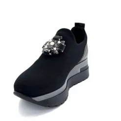 Sport Chic|Décontracté<Ivoire0130a Baskets à Plateformes Ivoire 9b5482 Textile Noir