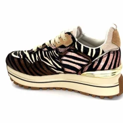 Sport Chic|Animalier<Liu.Jo Baskets à Plateformes Bf4001 Zèbre Rose Marron MarronRose