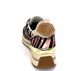 Sport Chic|Animalier<Liu.Jo Baskets à Plateformes Bf4001 Zèbre Rose Marron MarronRose