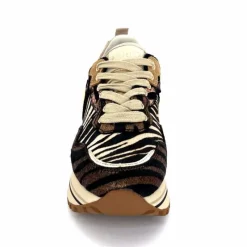 Sport Chic|Animalier<Liu.Jo Baskets à Plateformes Bf4001 Zèbre Rose Marron MarronRose