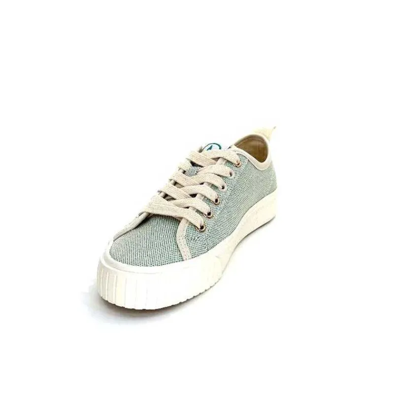 Décontracté|Baskets<Armistice Baskets Stomp Sneaker Textile Blanc Vert