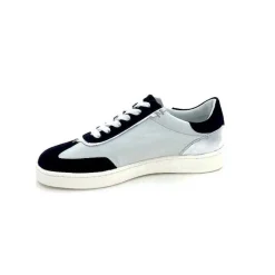 Décontracté|Baskets<Donna Carolina Baskets 51670 113 Cuir Blanc Daim Marine