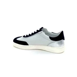 Décontracté|Baskets<Donna Carolina Baskets 51670 113 Cuir Blanc Daim Marine