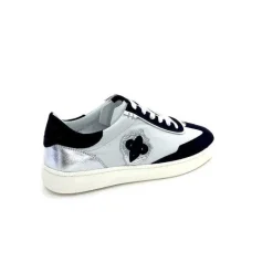 Décontracté|Baskets<Donna Carolina Baskets 51670 113 Cuir Blanc Daim Marine