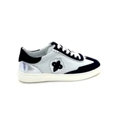 Décontracté|Baskets<Donna Carolina Baskets 51670 113 Cuir Blanc Daim Marine