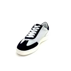 Décontracté|Baskets<Donna Carolina Baskets 51670 113 Cuir Blanc Daim Marine