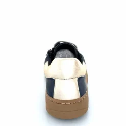 Basic|Baskets<Chacal Baskets Fermeture Eclair 6950 Cuir Doré Bleu