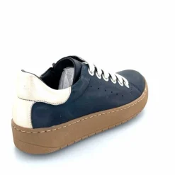 Basic|Baskets<Chacal Baskets Fermeture Eclair 6950 Cuir Doré Bleu