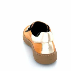 Décontracté|Baskets<Chacal Baskets Fermeture Eclair 6950 Cuir Moutarde Doré Jaune