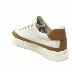 Teenager|Décontracté<Gant Baskets Avona Sneaker Textile Off White Cuir Marron Blanc