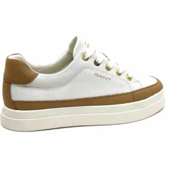 Teenager|Décontracté<Gant Baskets Avona Sneaker Textile Off White Cuir Marron Blanc