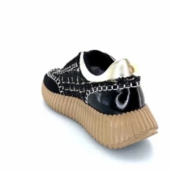 Fantaisie|Baskets<Ivoire0317a Baskets Ivoire 2200586 2200 Textile Noir