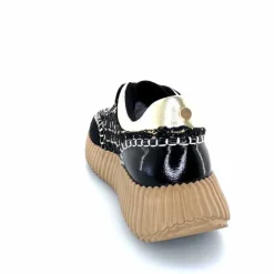 Fantaisie|Baskets<Ivoire0317a Baskets Ivoire 2200586 2200 Textile Noir