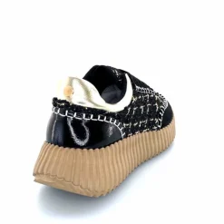 Fantaisie|Baskets<Ivoire0317a Baskets Ivoire 2200586 2200 Textile Noir