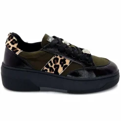 Fantaisie|Bijoux<Ivoire0130a Baskets Ivoire Bp5410 Noir &amp; Léo Kaki