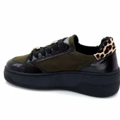 Fantaisie|Bijoux<Ivoire0130a Baskets Ivoire Bp5410 Noir &amp; Léo Kaki