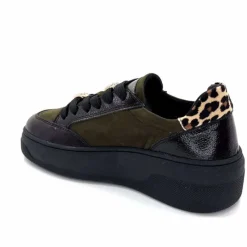 Fantaisie|Bijoux<Ivoire0130a Baskets Ivoire Bp5410 Noir &amp; Léo Kaki