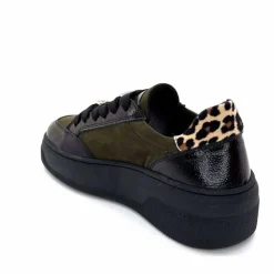 Fantaisie|Bijoux<Ivoire0130a Baskets Ivoire Bp5410 Noir &amp; Léo Kaki