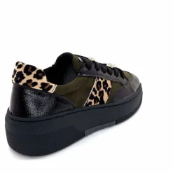 Fantaisie|Bijoux<Ivoire0130a Baskets Ivoire Bp5410 Noir &amp; Léo Kaki