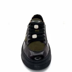 Fantaisie|Bijoux<Ivoire0130a Baskets Ivoire Bp5410 Noir &amp; Léo Kaki