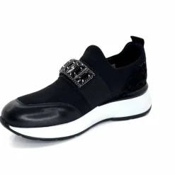 Sport Chic|Décontracté<Ivoire0130a Baskets Ivoire 5d5459 Textile Noir