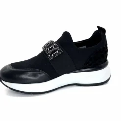 Sport Chic|Décontracté<Ivoire0130a Baskets Ivoire 5d5459 Textile Noir