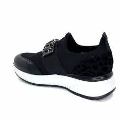 Sport Chic|Décontracté<Ivoire0130a Baskets Ivoire 5d5459 Textile Noir