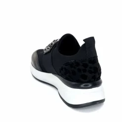 Sport Chic|Décontracté<Ivoire0130a Baskets Ivoire 5d5459 Textile Noir