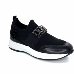 Sport Chic|Décontracté<Ivoire0130a Baskets Ivoire 5d5459 Textile Noir