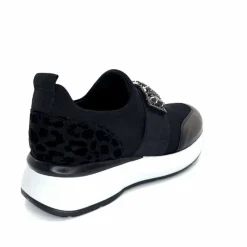 Sport Chic|Décontracté<Ivoire0130a Baskets Ivoire 5d5459 Textile Noir