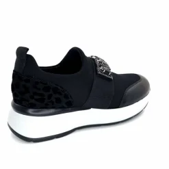 Sport Chic|Décontracté<Ivoire0130a Baskets Ivoire 5d5459 Textile Noir