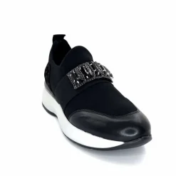 Sport Chic|Décontracté<Ivoire0130a Baskets Ivoire 5d5459 Textile Noir