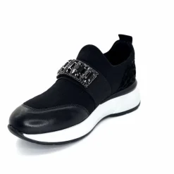 Sport Chic|Décontracté<Ivoire0130a Baskets Ivoire 5d5459 Textile Noir