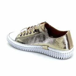 Vacances|Décontracté<441-ivoire1 Baskets Légère Ivoire 032 11106 Cuir Or