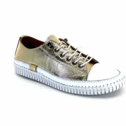 Vacances|Décontracté<441-ivoire1 Baskets Légère Ivoire 032 11106 Cuir Or