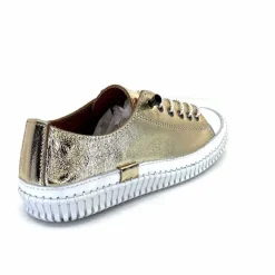 Vacances|Décontracté<441-ivoire1 Baskets Légère Ivoire 032 11106 Cuir Or