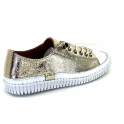 Vacances|Décontracté<441-ivoire1 Baskets Légère Ivoire 032 11106 Cuir Or