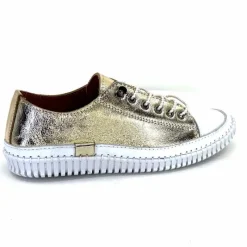 Vacances|Décontracté<441-ivoire1 Baskets Légère Ivoire 032 11106 Cuir Or