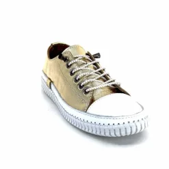 Vacances|Décontracté<441-ivoire1 Baskets Légère Ivoire 032 11106 Cuir Or