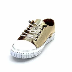 Vacances|Décontracté<441-ivoire1 Baskets Légère Ivoire 032 11106 Cuir Or