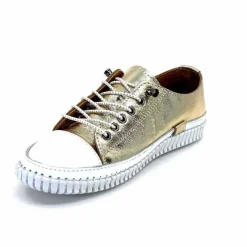 Vacances|Décontracté<441-ivoire1 Baskets Légère Ivoire 032 11106 Cuir Or