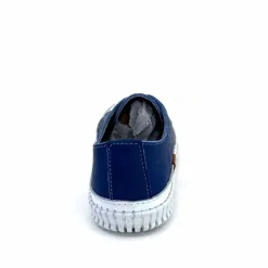 Décontracté|Basic<441-ivoire1 Baskets Légère Ivoire 032 11106 Cuir Bleu