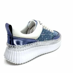 Décontracté|Baskets<Ivoire0317a Baskets Légère Ivoire 2300962 Textile Bleu