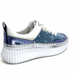 Décontracté|Baskets<Ivoire0317a Baskets Légère Ivoire 2300962 Textile Bleu