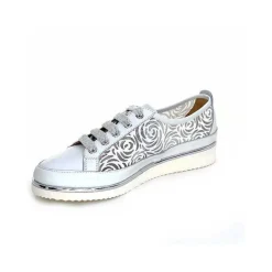 Fantaisie|Décontracté<XSA Baskets Légère 9702 Cuir Blanc