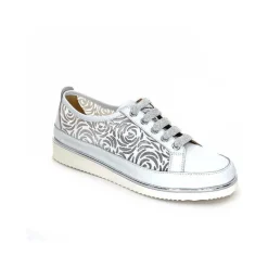 Fantaisie|Décontracté<XSA Baskets Légère 9702 Cuir Blanc