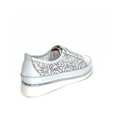 Fantaisie|Décontracté<XSA Baskets Légère 9702 Cuir Blanc