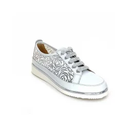 Fantaisie|Décontracté<XSA Baskets Légère 9702 Cuir Blanc